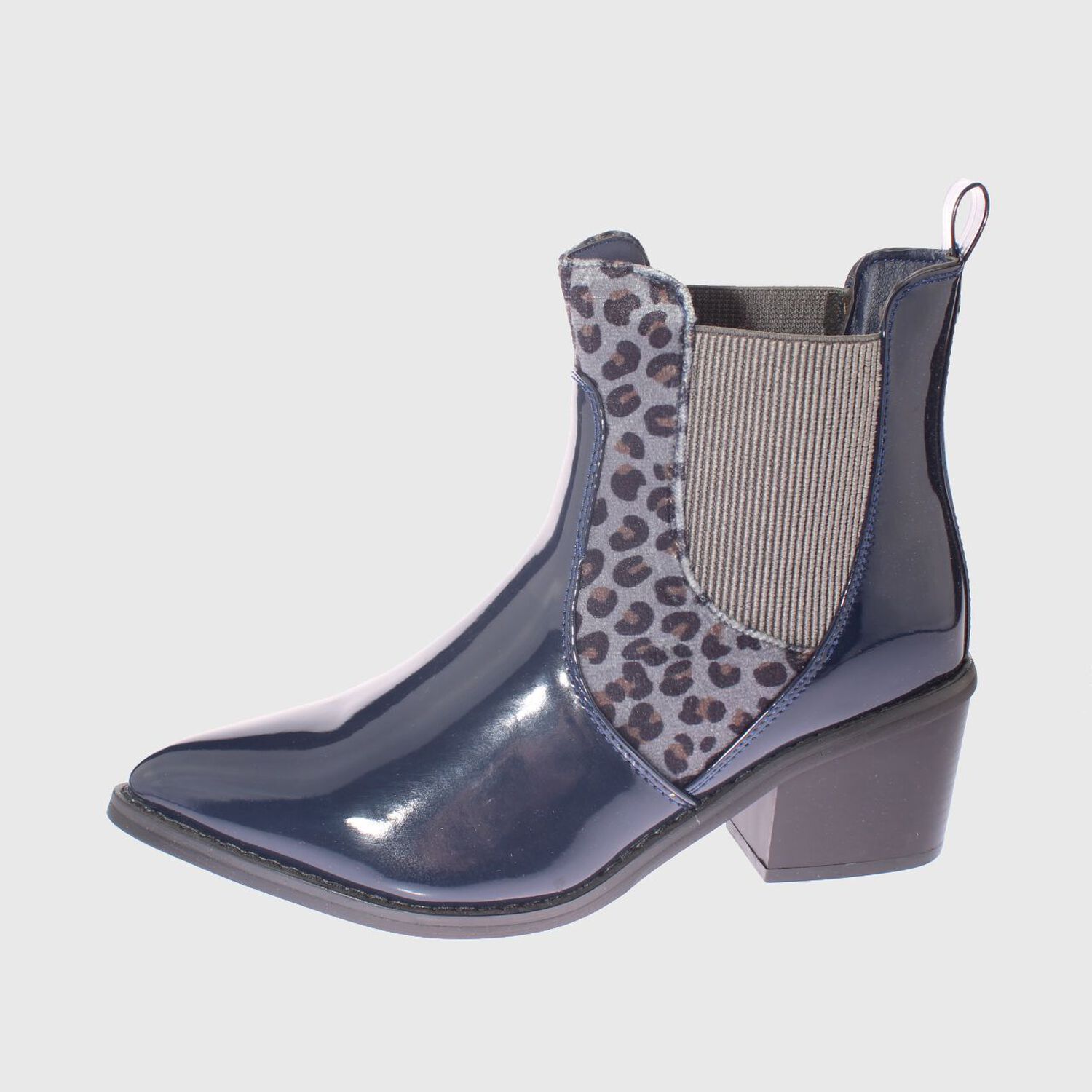 Bot&iacute;n Animal Print Navy V&iacute;a Franca Art. 52105b30421slnavy image number 1.0